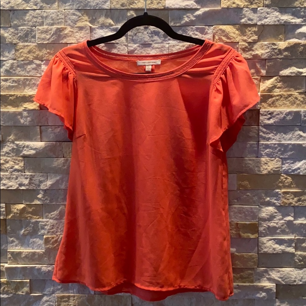 SKIES ARE BLUE CORAL TOP